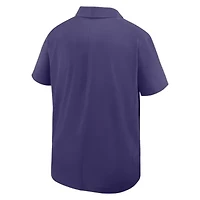 NCAA Nike Kansas State Wildcats Woven Polo