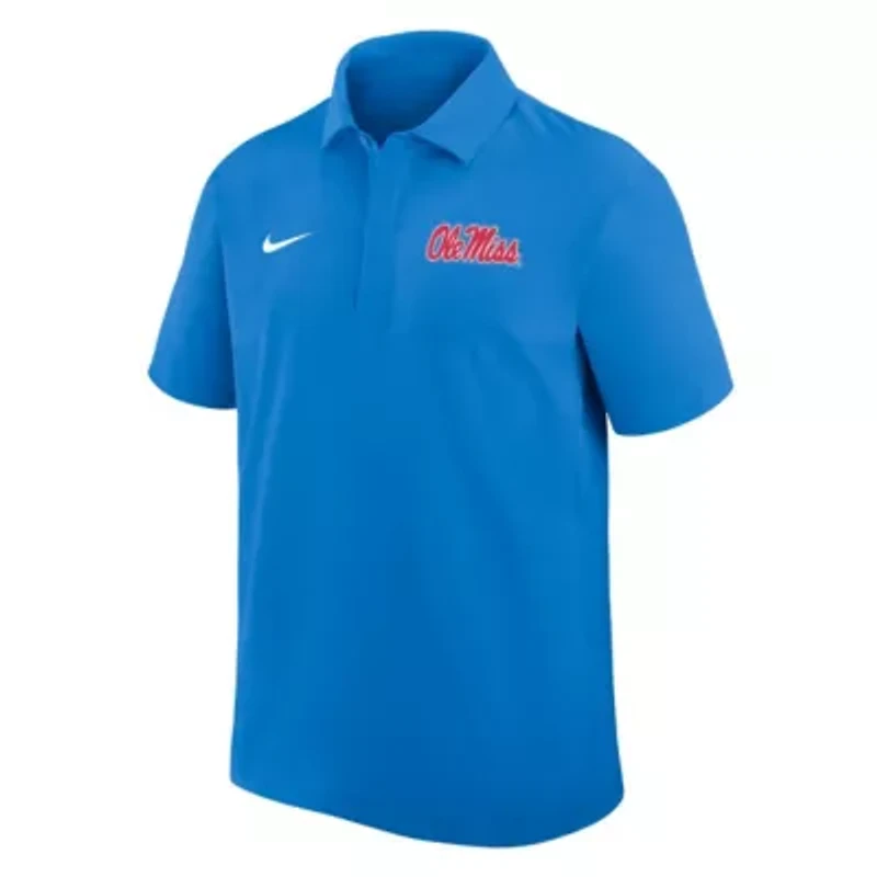 NCAA Nike Powder Ole Miss Rebels Woven Polo