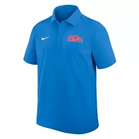 NCAA Nike Powder Ole Miss Rebels Woven Polo
