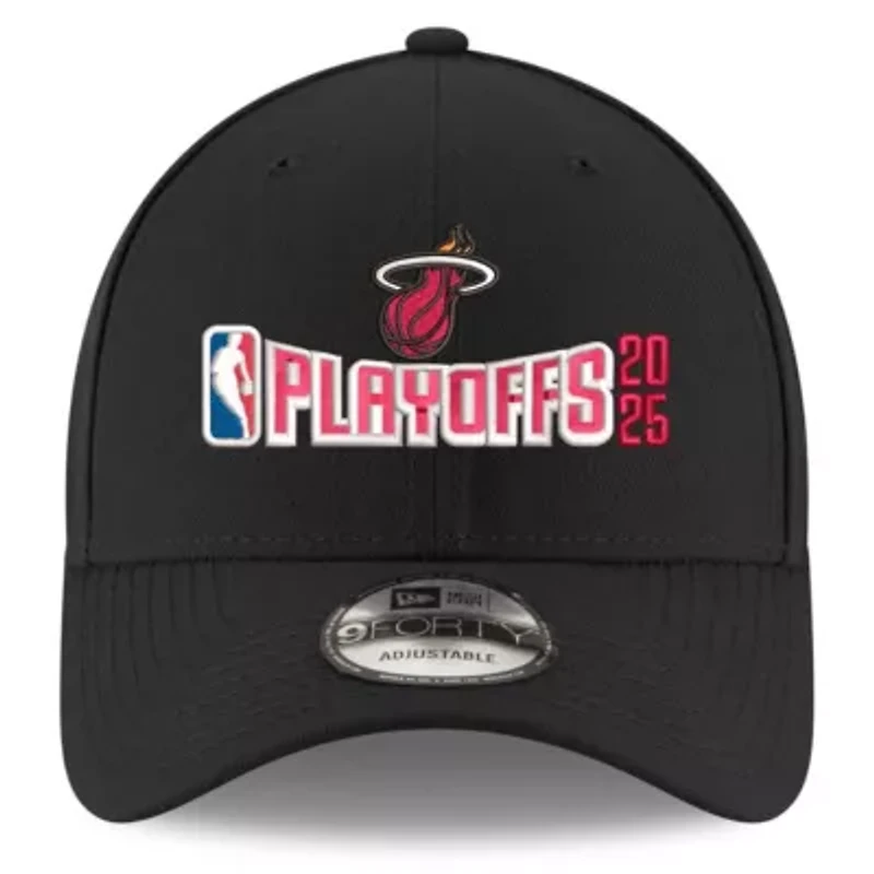 NBA Miami Heat 2025 NBA Playoffs 9FORTY Adjustable Hat