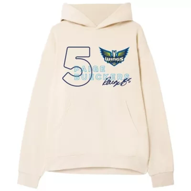 WNBA Unisex Paige Bueckers Dallas Wings 2025 Draft Flight Night Pullover Hoodie