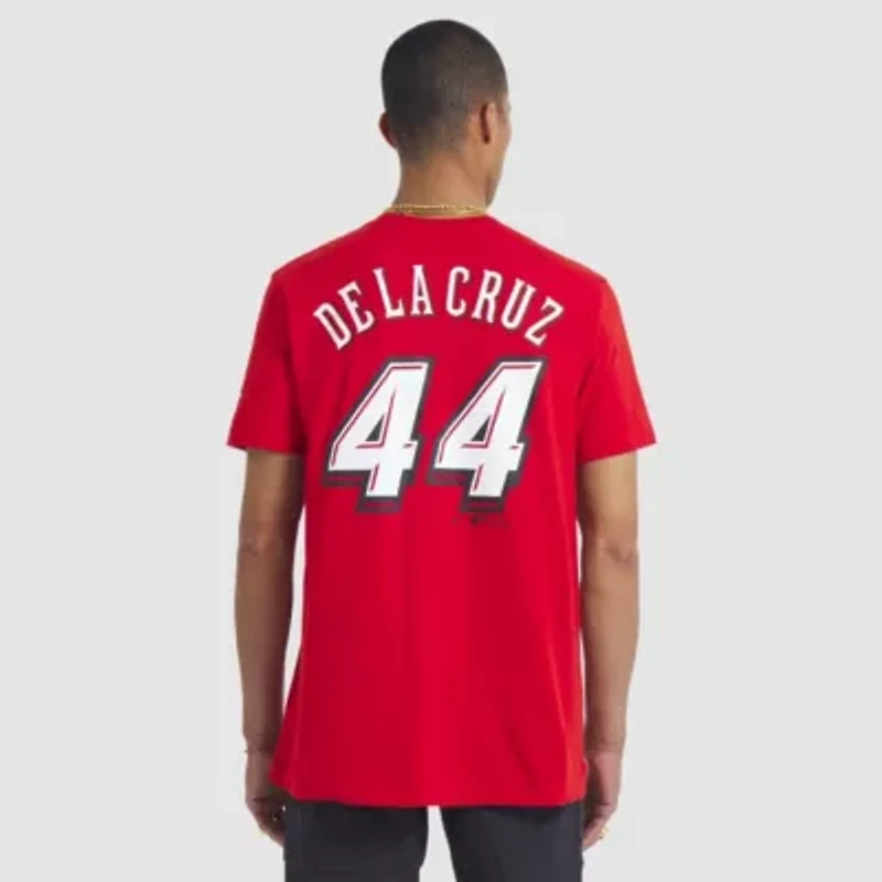 MLB Nike Elly De La Cruz Cincinnati Reds 2025 Speedway Classic Name & Number T-Shirt