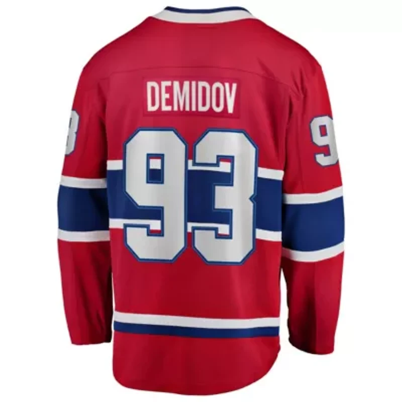 NHL Fanatics Ivan Demidov Montreal Canadiens Home Breakaway Jersey