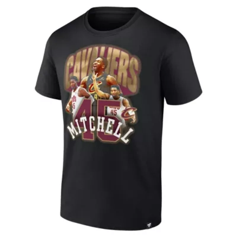 NBA Fanatics Donovan Mitchell Cleveland Cavaliers Notorious 4.0 T-Shirt
