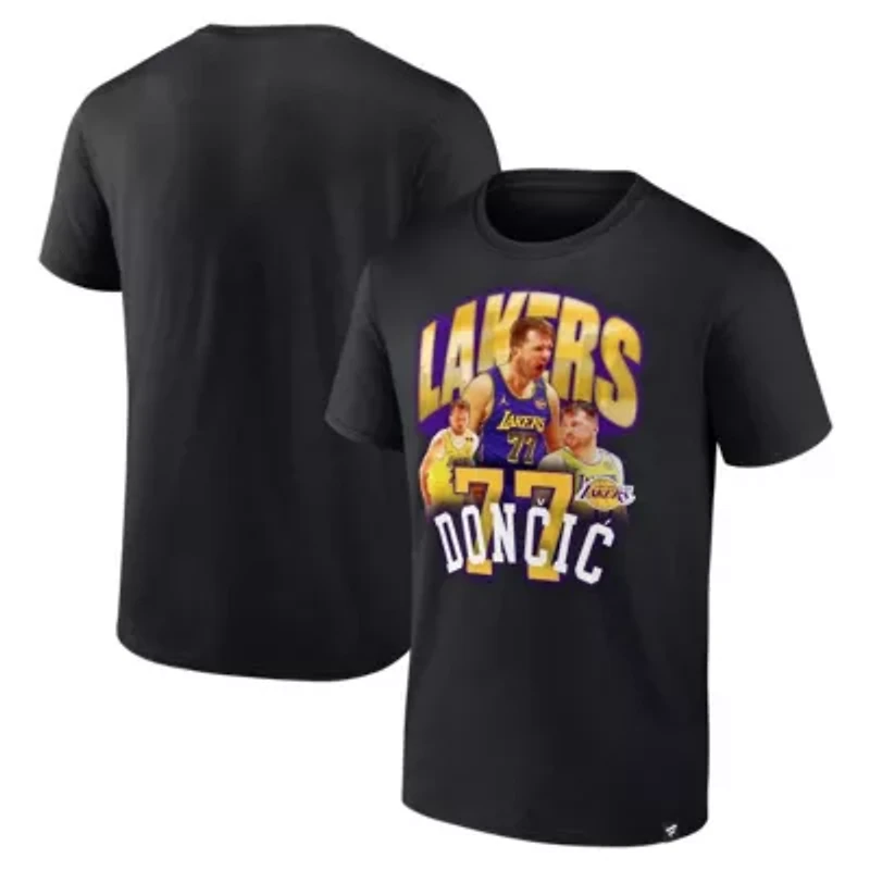 NBA Fanatics Luka Dončić Los Angeles Lakers Notorious 4.0 T-Shirt