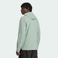 MLS Light Portland Timbers Tiro Travel Full-Zip Hooded Windbreaker