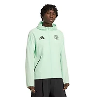 MLS Austin FC Tiro Travel Full-Zip Hooded Windbreaker