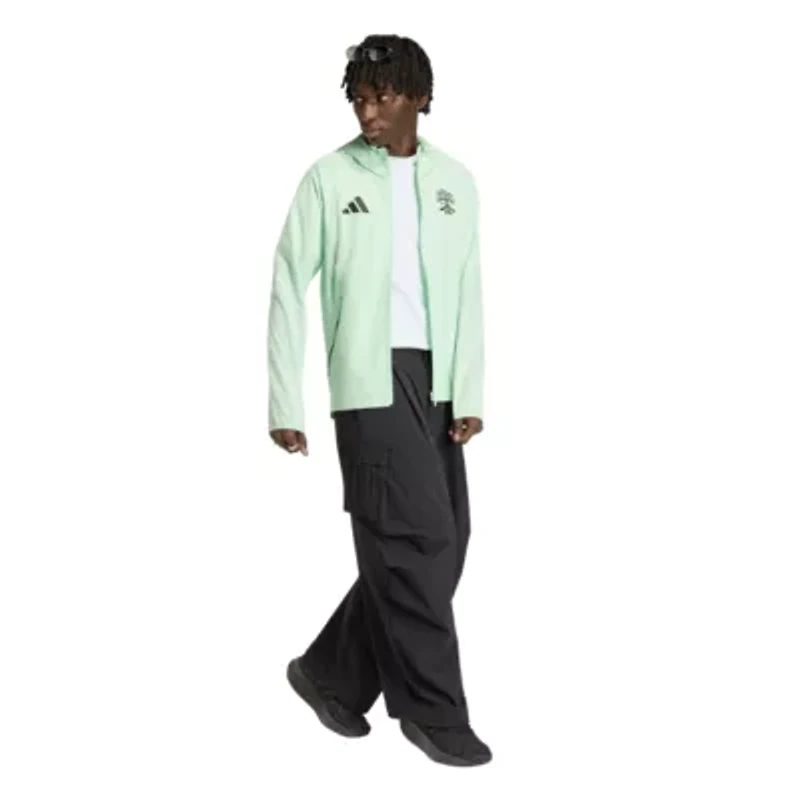 MLS Austin FC Tiro Travel Full-Zip Hooded Windbreaker