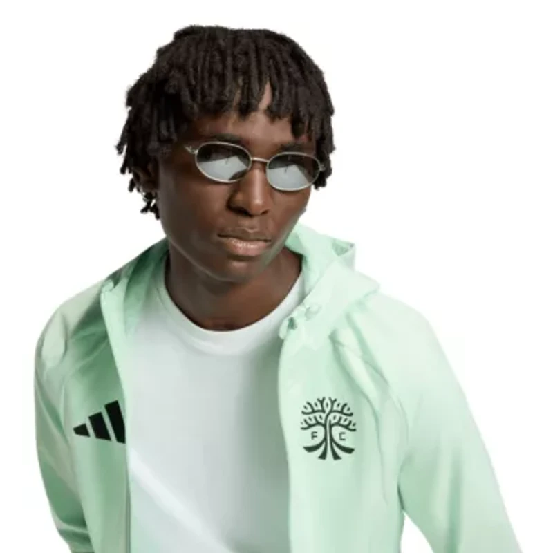 MLS Austin FC Tiro Travel Full-Zip Hooded Windbreaker