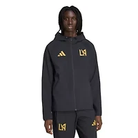 MLS LAFC Tiro Travel Full-Zip Hooded Windbreaker