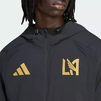 MLS LAFC Tiro Travel Full-Zip Hooded Windbreaker