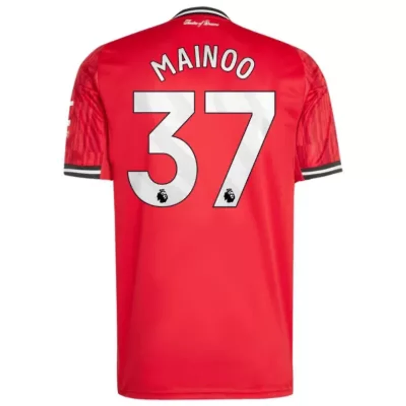 Premier League Kobbie Mainoo Manchester United Home 2025/26 Replica Player Jersey