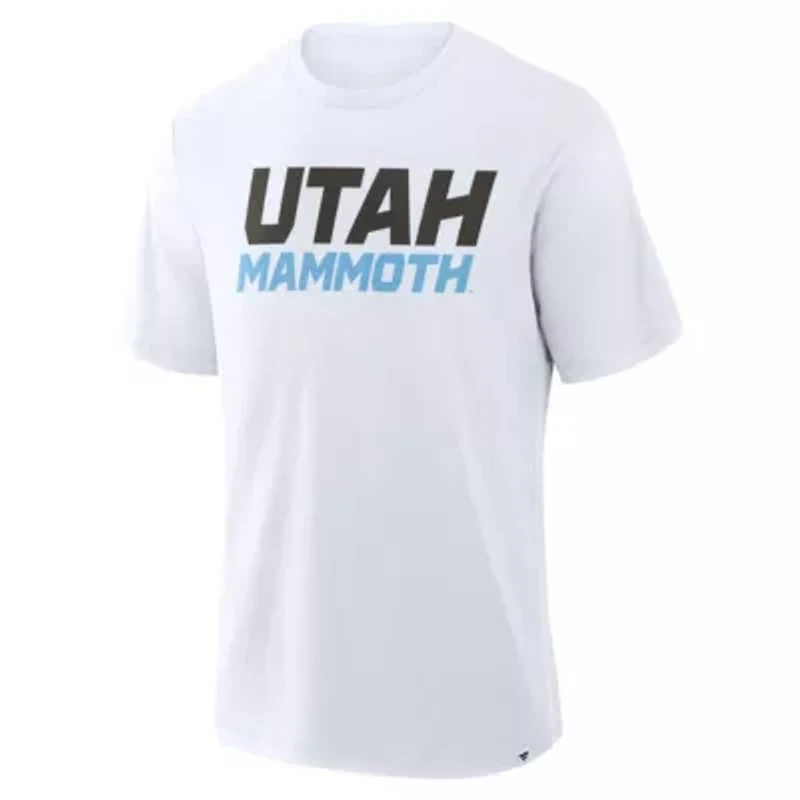 NHL Fanatics Utah Mammoth Wordmark Stadium Slub T-Shirt