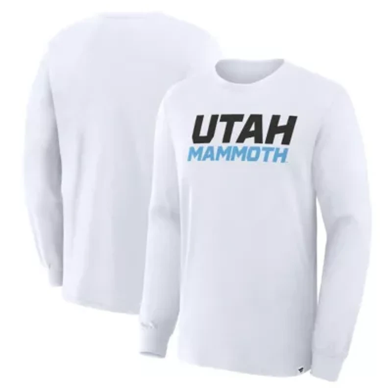 NHL Fanatics Utah Mammoth Wordmark Legacy Long Sleeve T-Shirt