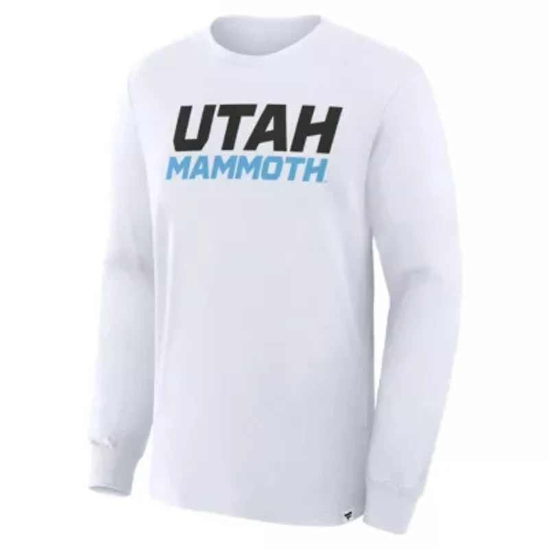 NHL Fanatics Utah Mammoth Wordmark Legacy Long Sleeve T-Shirt