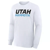 NHL Fanatics Utah Mammoth Wordmark Legacy Long Sleeve T-Shirt