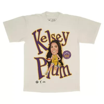 WNBA Unisex Kelsey Plum Los Angeles Sparks Sketch T-Shirt