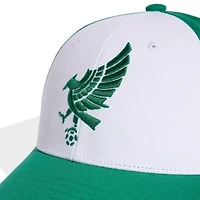 Soccer National Teams Unisex White/Green Mexico National Team Eagle Baseball Adjustable Hat