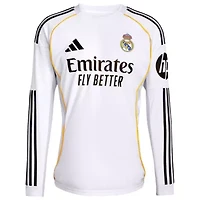 La Liga Jude Bellingham Real Madrid 2025/26 Home Replica Long Sleeve Jersey