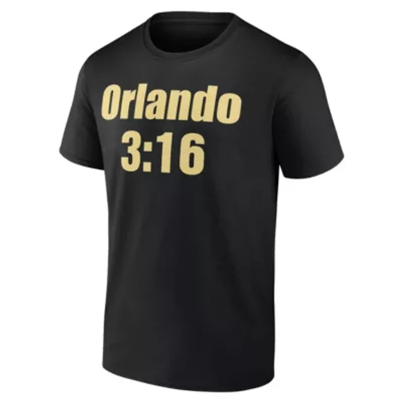 MLS Fanatics WWE x Orlando City SC 3:16 T-Shirt