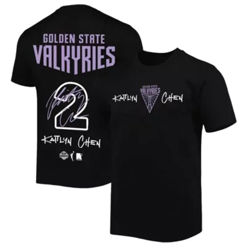 WNBA Unisex Kaitlyn Chen Golden State Valkyries Name & Number T-Shirt