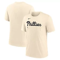 MLB Nike Philadelphia Phillies Wordmark Tri-Blend T-Shirt