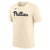 MLB Nike Philadelphia Phillies Wordmark Tri-Blend T-Shirt