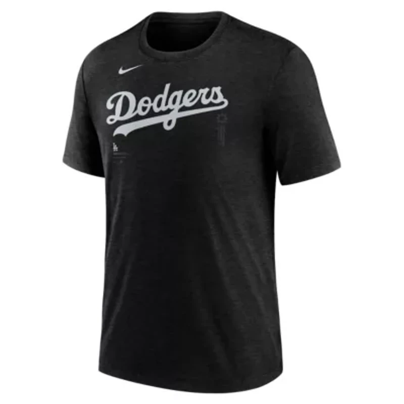 MLB Nike Los Angeles Dodgers Fashion Wordmark Tri-Blend T-Shirt