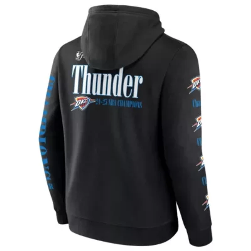 NBA Fanatics Oklahoma City Thunder 2025 Finals s Open Shot Pullover Hoodie