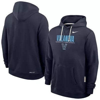 NCAA Nike Villanova Wildcats 2025 Sideline Standard Issue Dri-FIT Hoodie