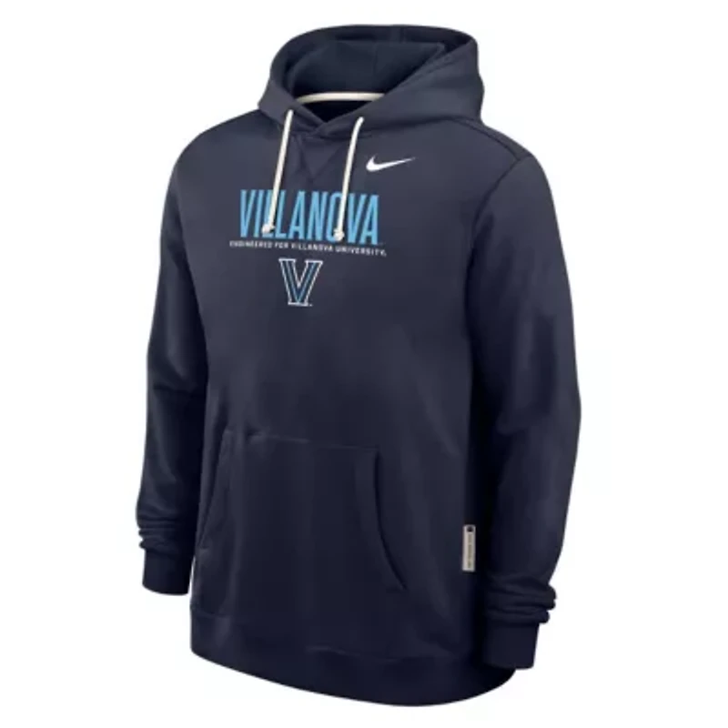 NCAA Nike Villanova Wildcats 2025 Sideline Standard Issue Dri-FIT Hoodie