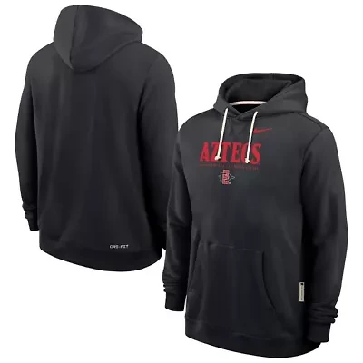 NCAA Nike San Diego State Aztecs 2025 Sideline Standard Issue Dri-FIT Hoodie