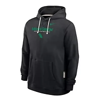 North Texas Mean Green NCAA Nike 2025 Sideline Standard Issue Dri-FIT Hoodie