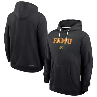 NCAA Nike Florida A&M Rattlers 2025 Sideline Standard Issue Dri-FIT Hoodie