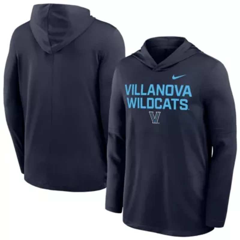 NCAA Nike Villanova Wildcats Sideline Dri-FIT Lightweight Hooded Top