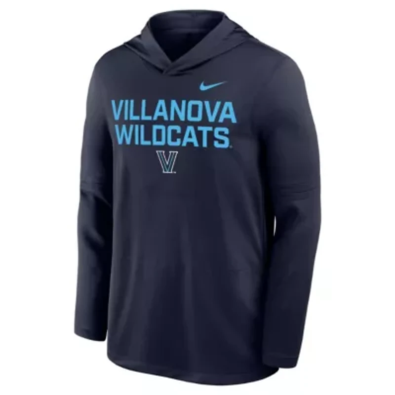 NCAA Nike Villanova Wildcats Sideline Dri-FIT Lightweight Hooded Top