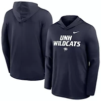 NCAA Nike New Hampshire Wildcats Sideline Dri-FIT Lightweight Hooded Top
