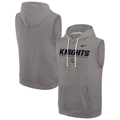 NCAA Nike UCF Knights 2025 Sideline Standard Issue Sleeveless Hoodie