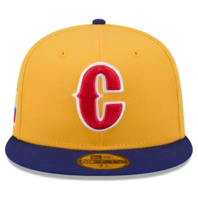 World Baseball Yellow/Blue Colombia 2026 Classic 59FIFTY Fitted Hat