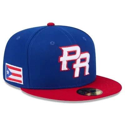 World Baseball Blue/Red Puerto Rico 2026 Classic 59FIFTY Fitted Hat