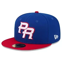 World Baseball Blue/Red Puerto Rico 2026 Classic 59FIFTY Fitted Hat