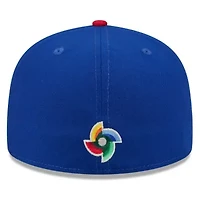 World Baseball Blue/Red Puerto Rico 2026 Classic 59FIFTY Fitted Hat