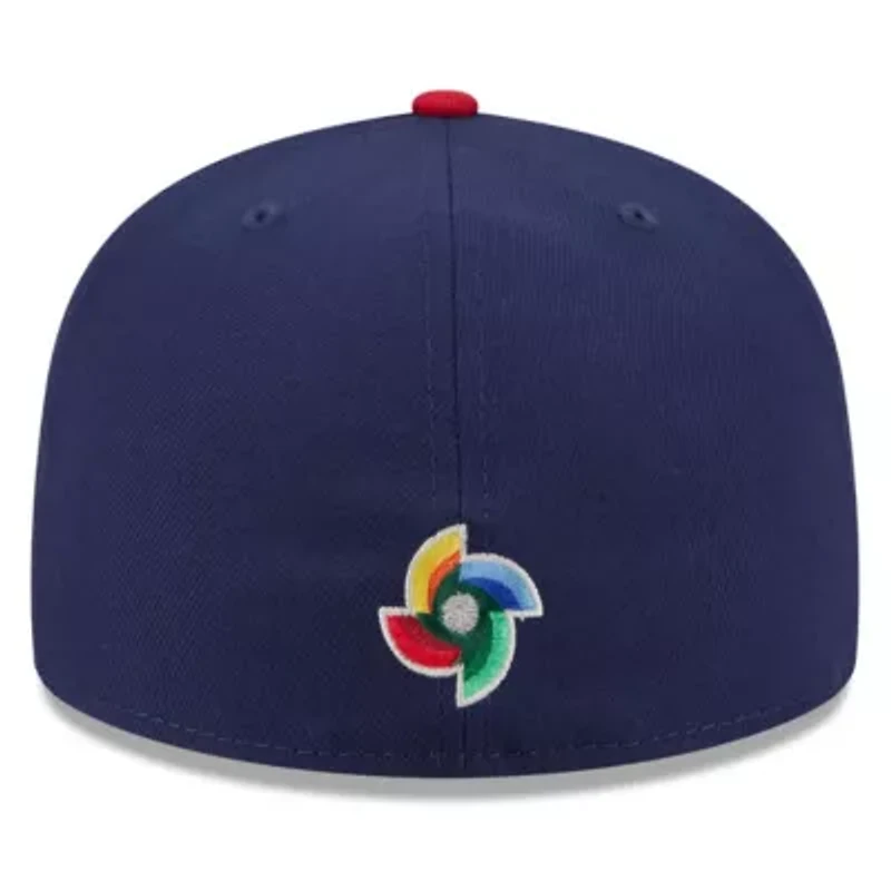 World Baseball Navy/Red USA 2026 Classic 59FIFTY Fitted Hat