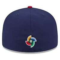 World Baseball Navy/Red USA 2026 Classic 59FIFTY Fitted Hat