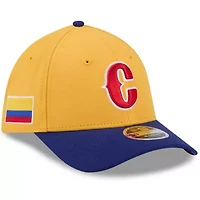 World Baseball Yellow/Blue Colombia 2026 Classic M-Crown 39THIRTY Flex Hat