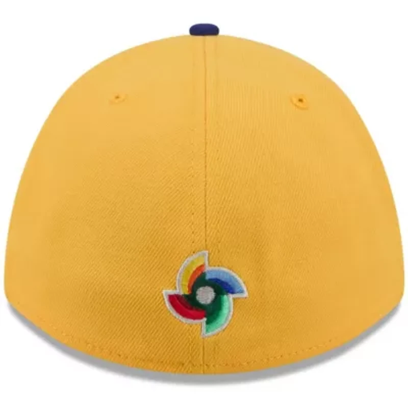 World Baseball Yellow/Blue Colombia 2026 Classic M-Crown 39THIRTY Flex Hat