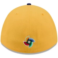 World Baseball Yellow/Blue Colombia 2026 Classic M-Crown 39THIRTY Flex Hat