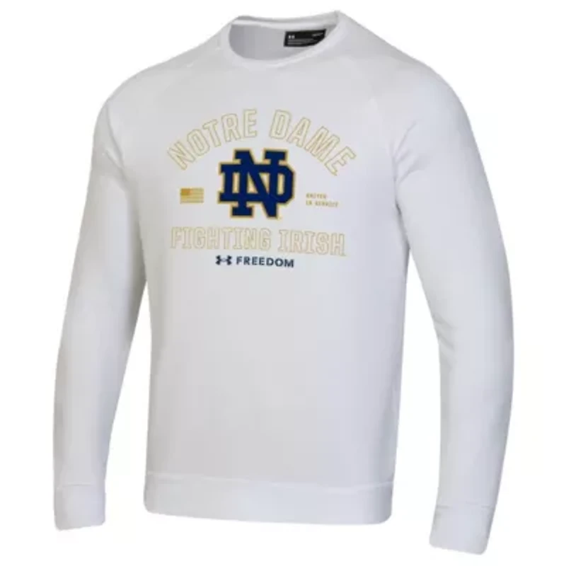 NCAA Under Armour Notre Dame Fighting Irish Freedom Rival Fleece Sweatshirt