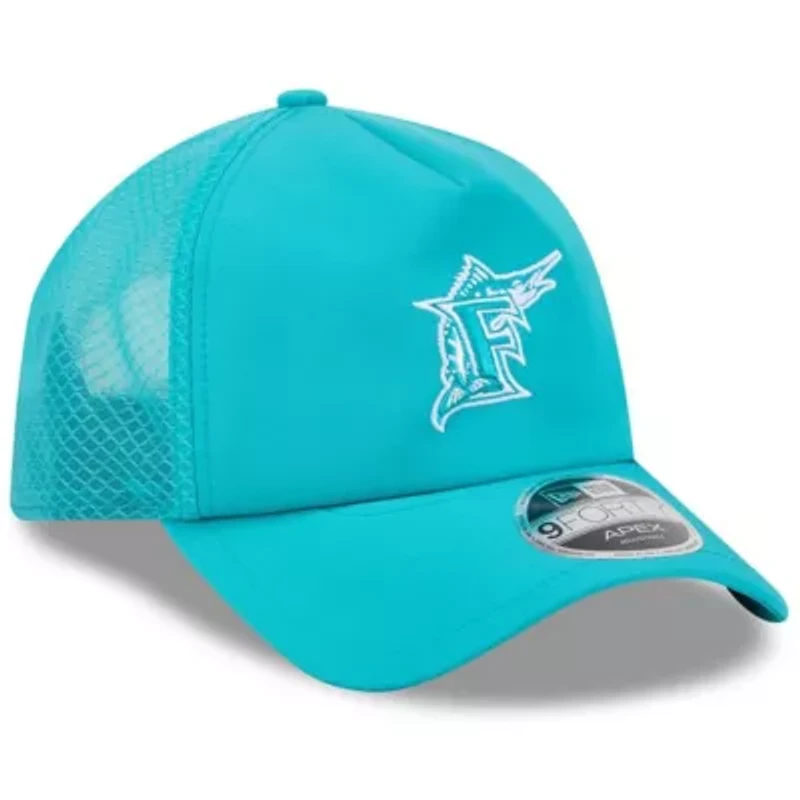 Cooperstown Teams Florida Marlins 2026 Batting Practice Alternate Apex 9FORTY Adjustable Hat