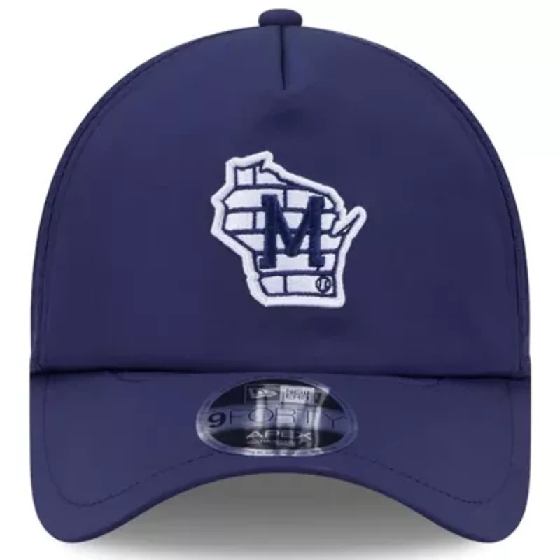 MLB Milwaukee Brewers 2026 Batting Practice Alternate Apex 9FORTY Adjustable Hat